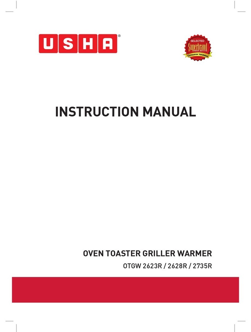 usha OTGW 2623R instruction manual