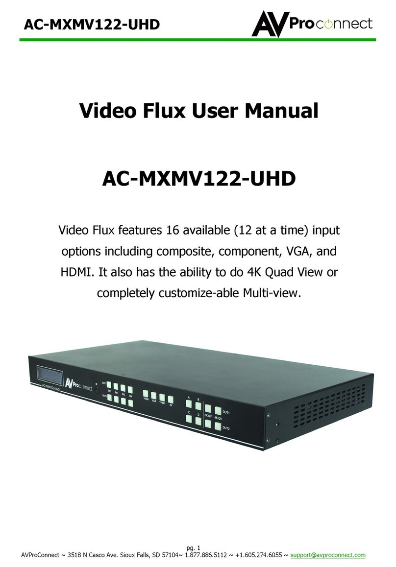 AVProConnect AC-MXMV122-UHD user manual