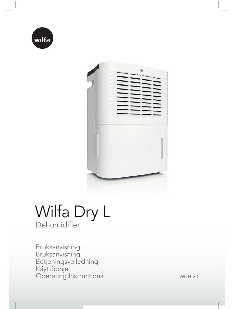 Wilfa DRY L WDH-20 operating instructions
