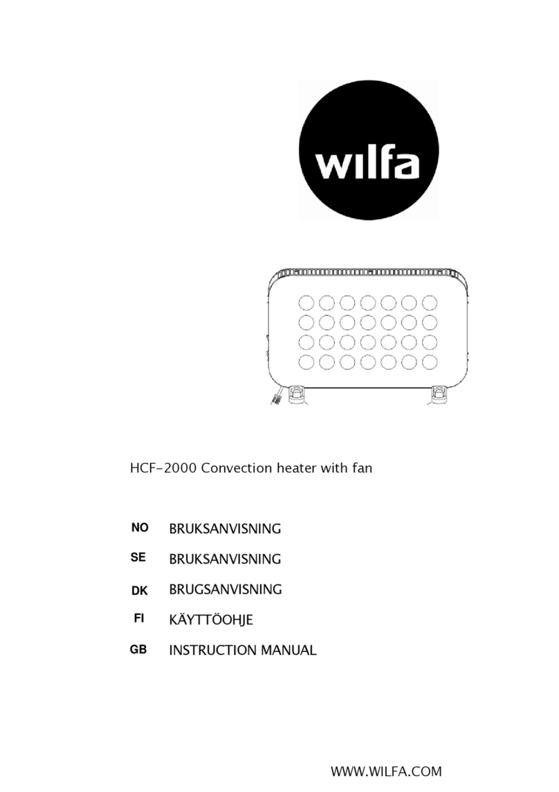 Wilfa HCF-2000 instruction manual