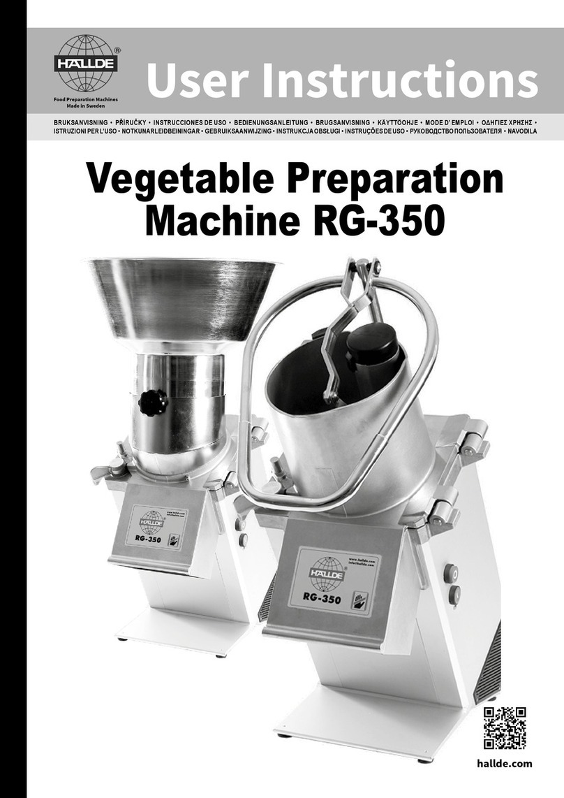Hallde RG-350 User instructions