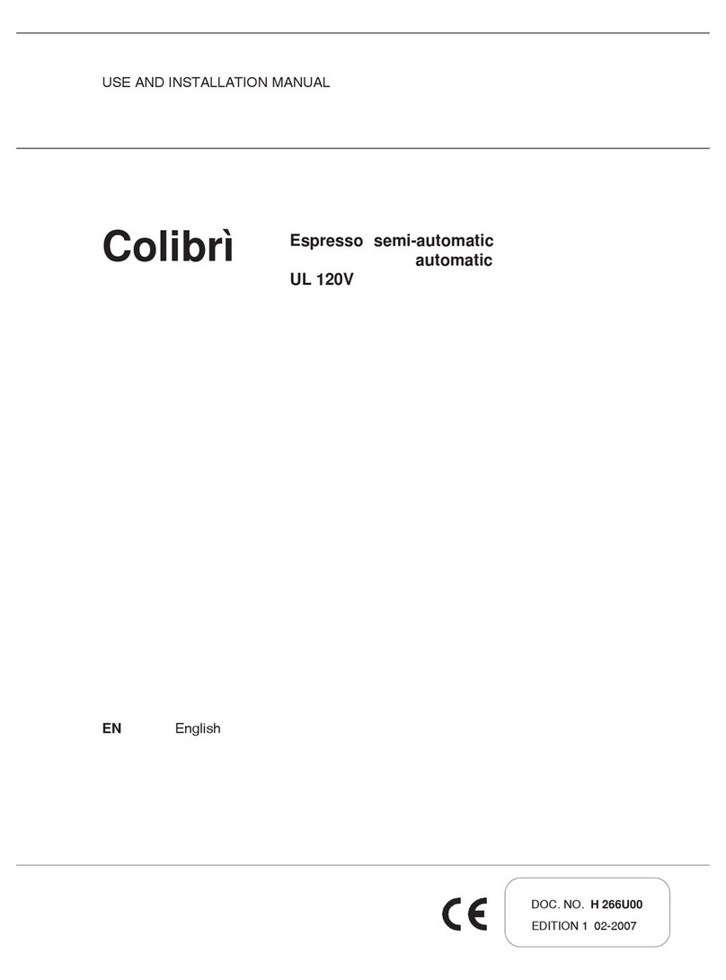 N&W Global Vending Colibri UL 120V Use and installation  manual