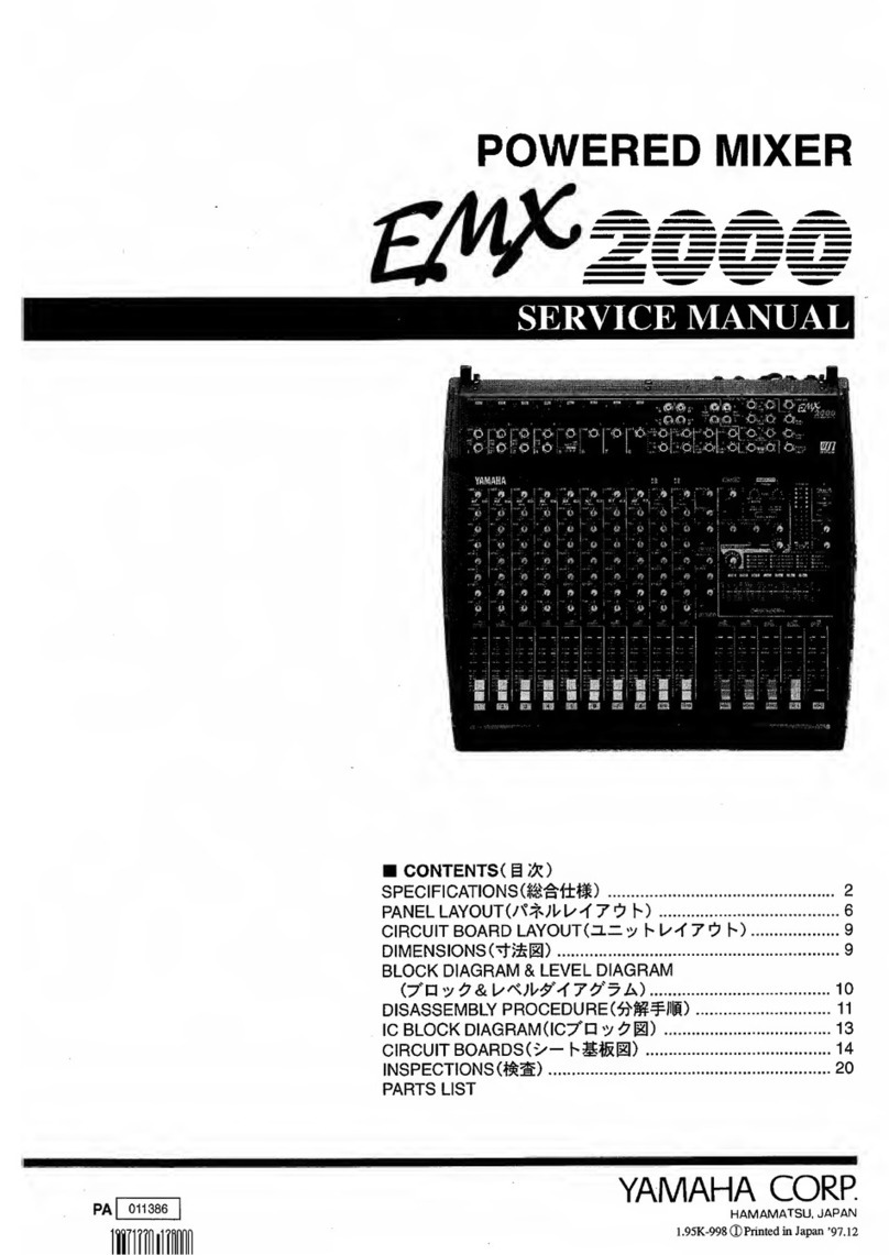 Yamaha EMX 2000 User manual