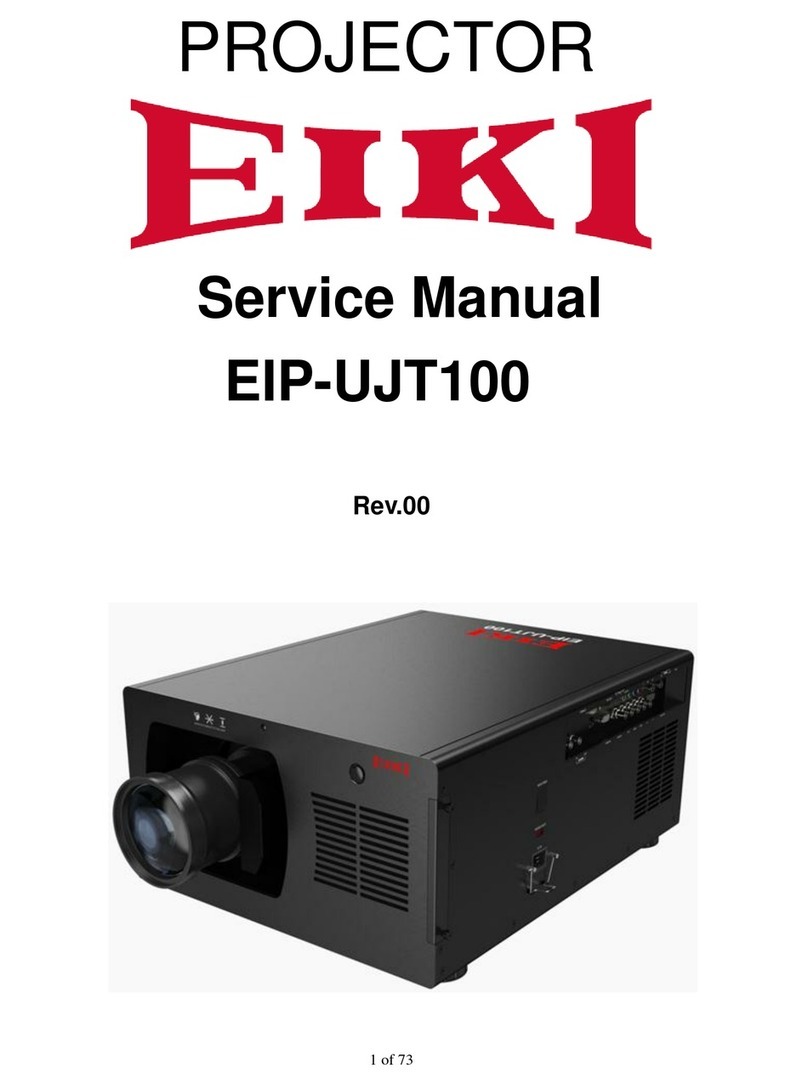 Eiki EIP-UJT100 User manual Eiki EIP-UJT100 User manual