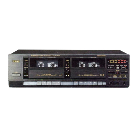 Teac W-450R User manual