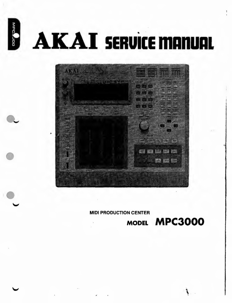 Akai MPC 3000 Service manual