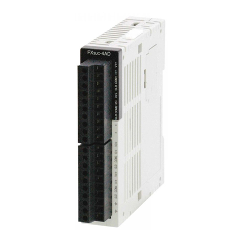 Mitsubishi MELSEC-F FX3U-4AD user manual