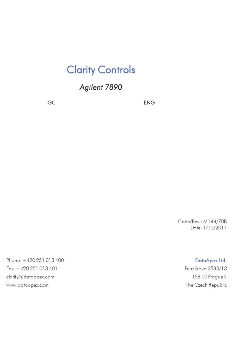 DataApex Agilent 7890 manual