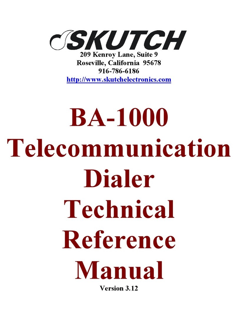 SKUTCH BA-1000 Technical reference manual