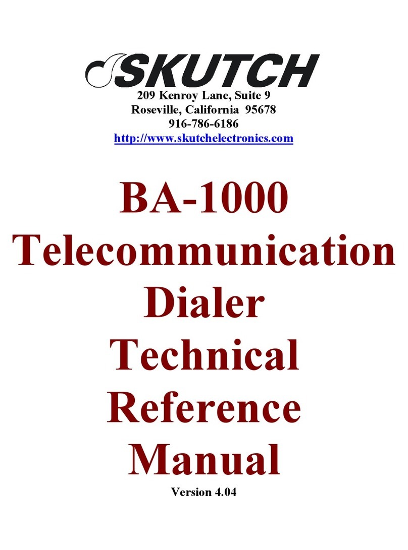 SKUTCH BA-1000 Technical reference manual