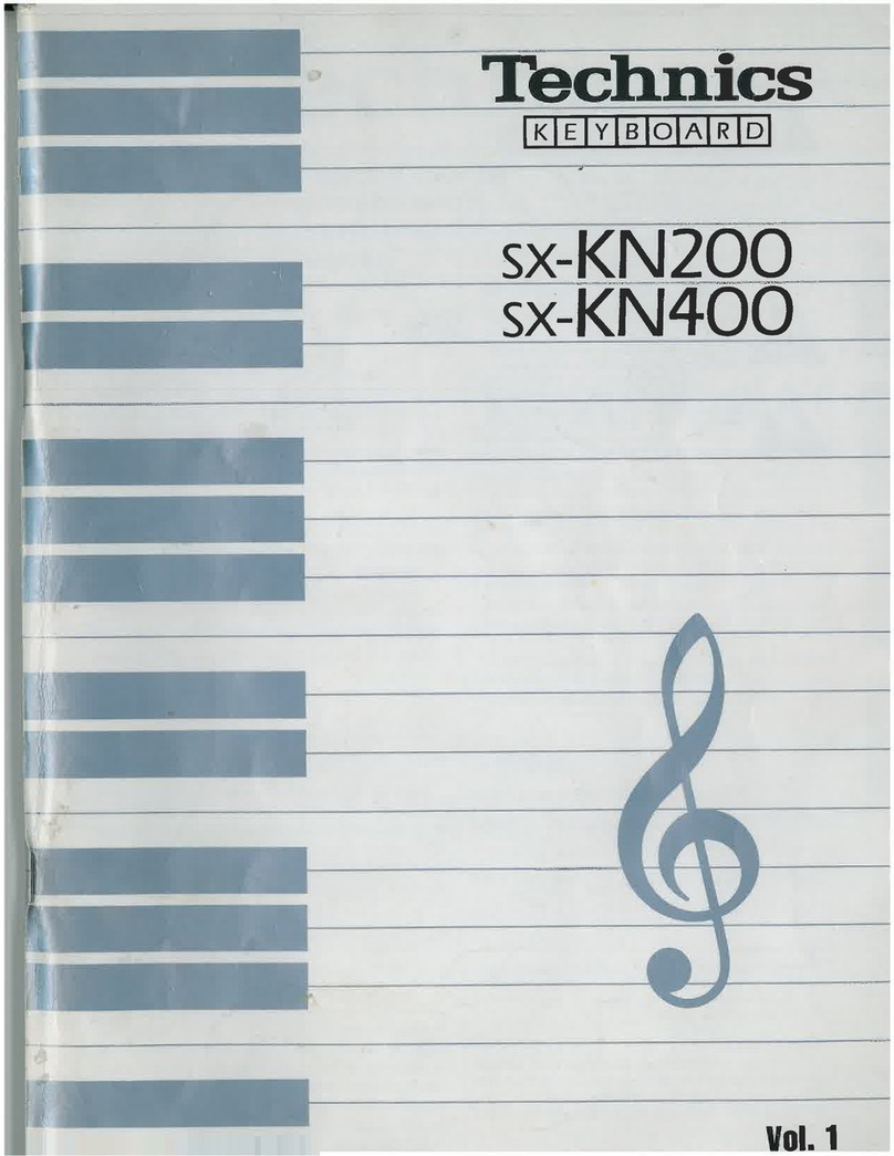 Technics SX-KN200 User manual