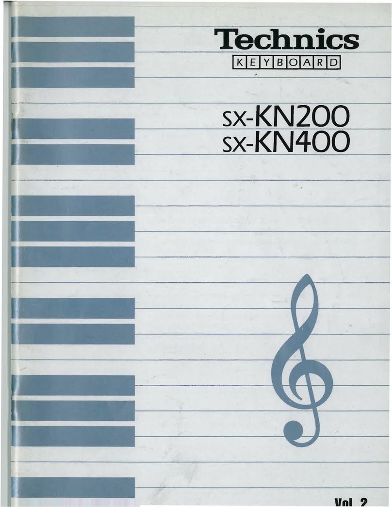 Technics SX-KN200 User manual
