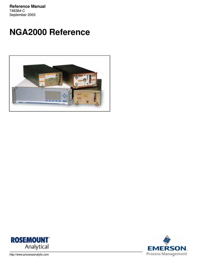 Emerson ROSEMOUNT NGA2000 HFID User manual Emerson ROSEMOUNT NGA2000 HFID User manual