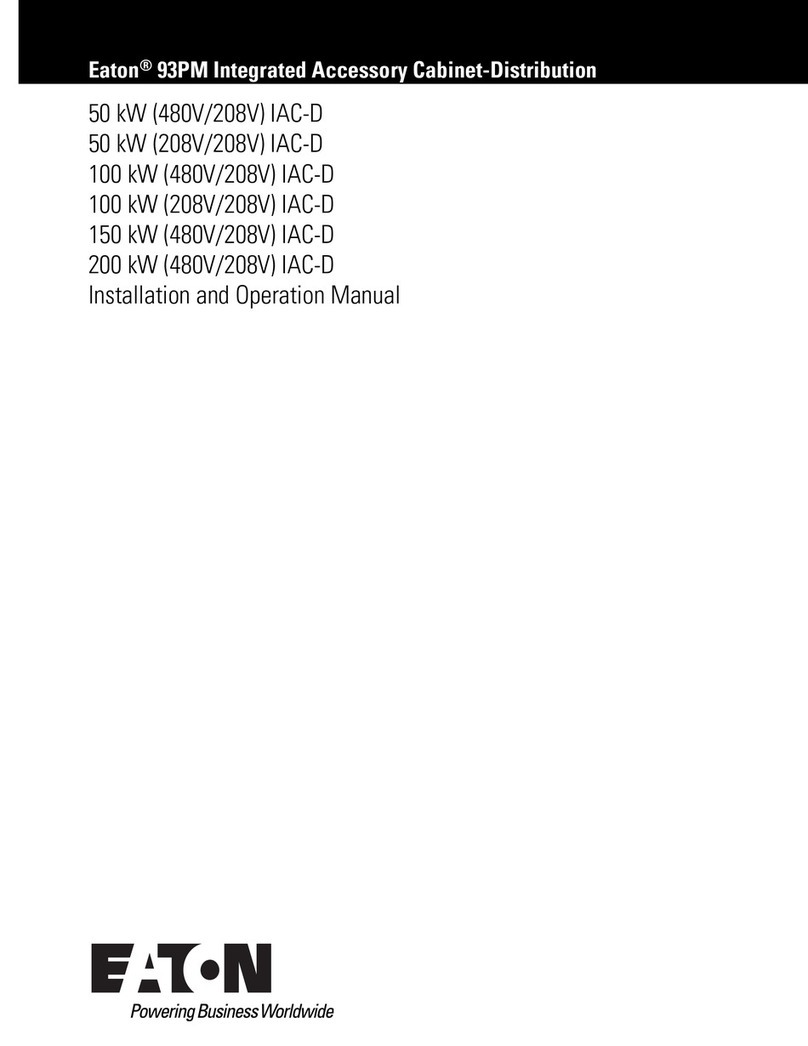 Eaton 93PM IBC-L Installation and operation manual