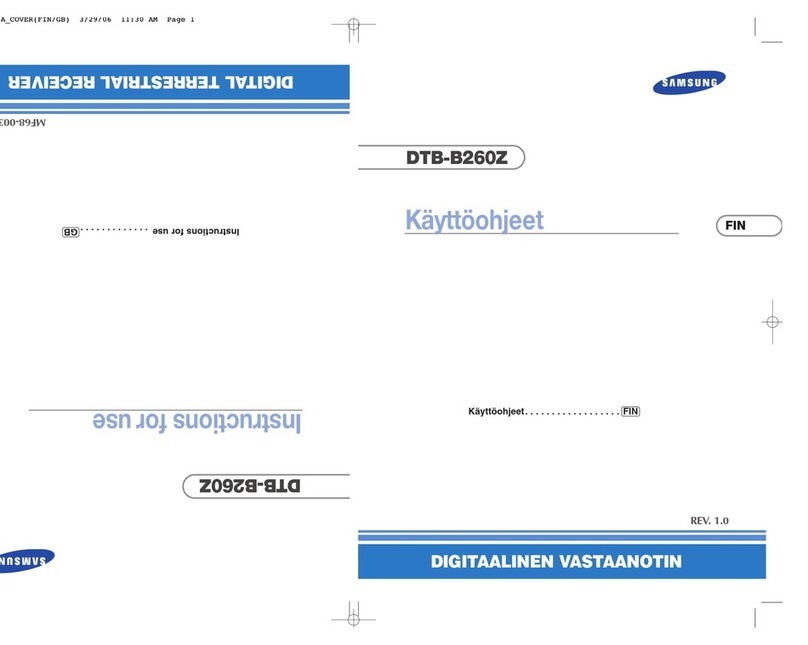Samsung DTB-B260Z User manual