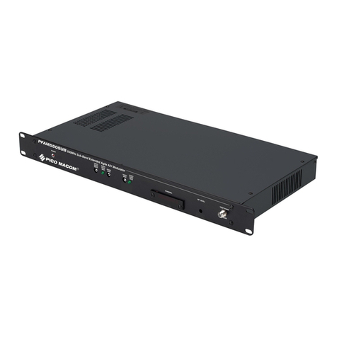 Pico Macom PFAM-550SUB NTSC owner's manual
