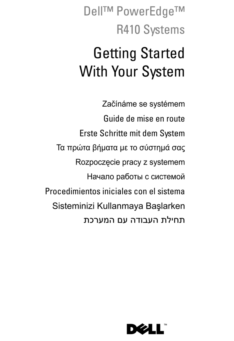 Dell PowerEdge R410 User manual