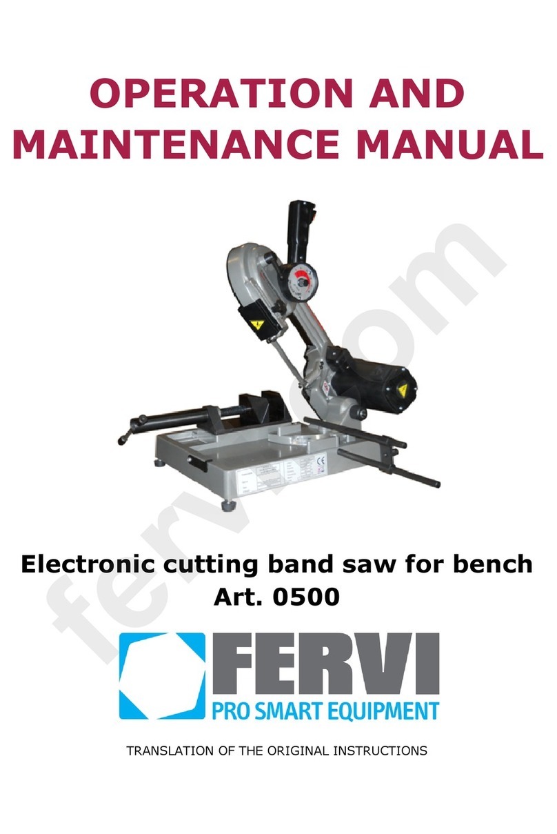 Fervi 0500 Translation of the original instructions