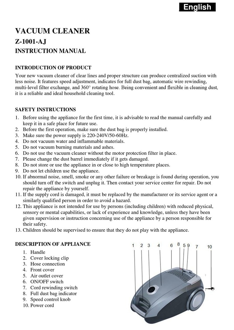 SAPIRHOME Z-1001-AJ User manual