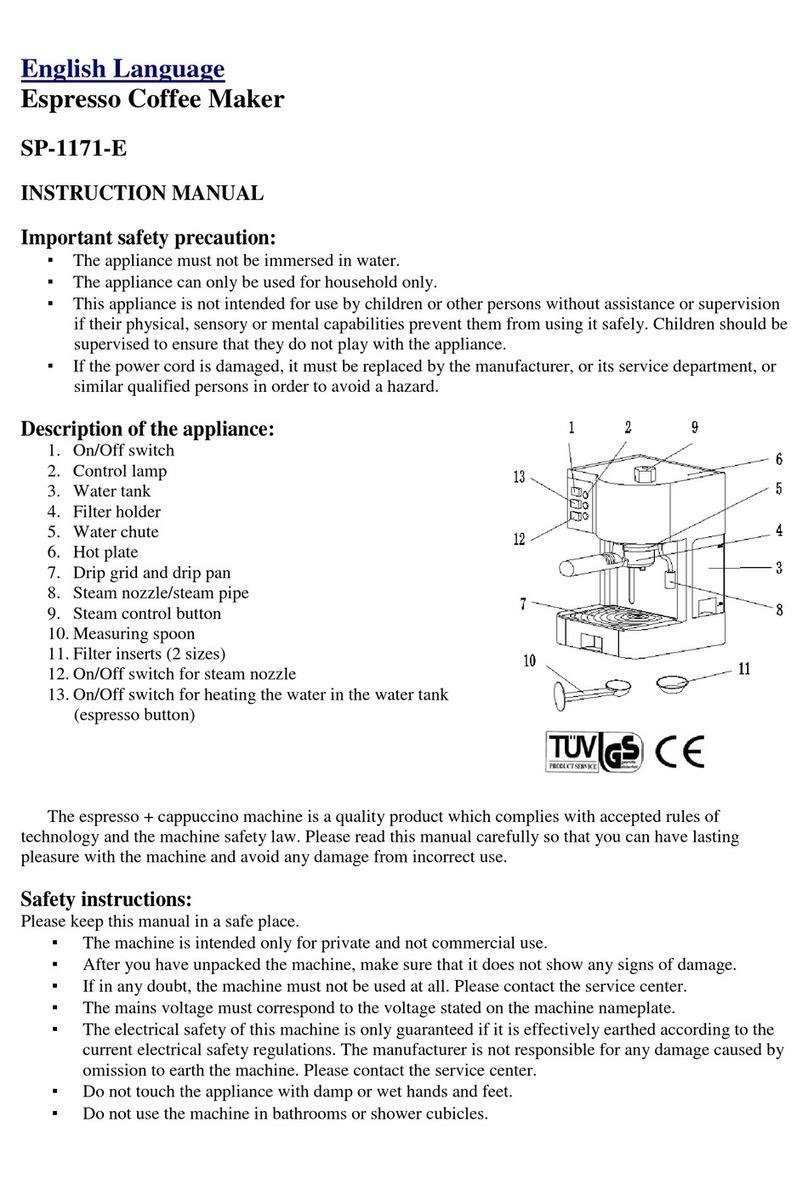 SAPIRHOME SP-1171-E instruction manual