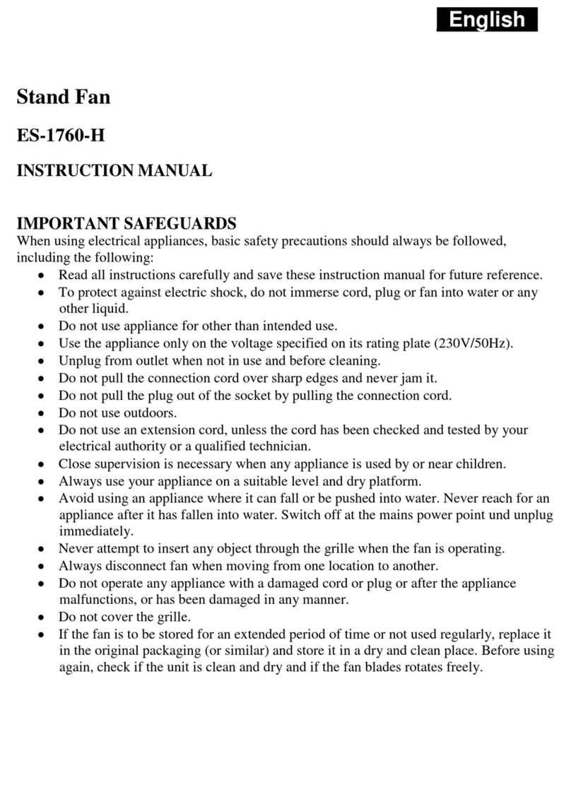SAPIRHOME ES-1760-H User manual
