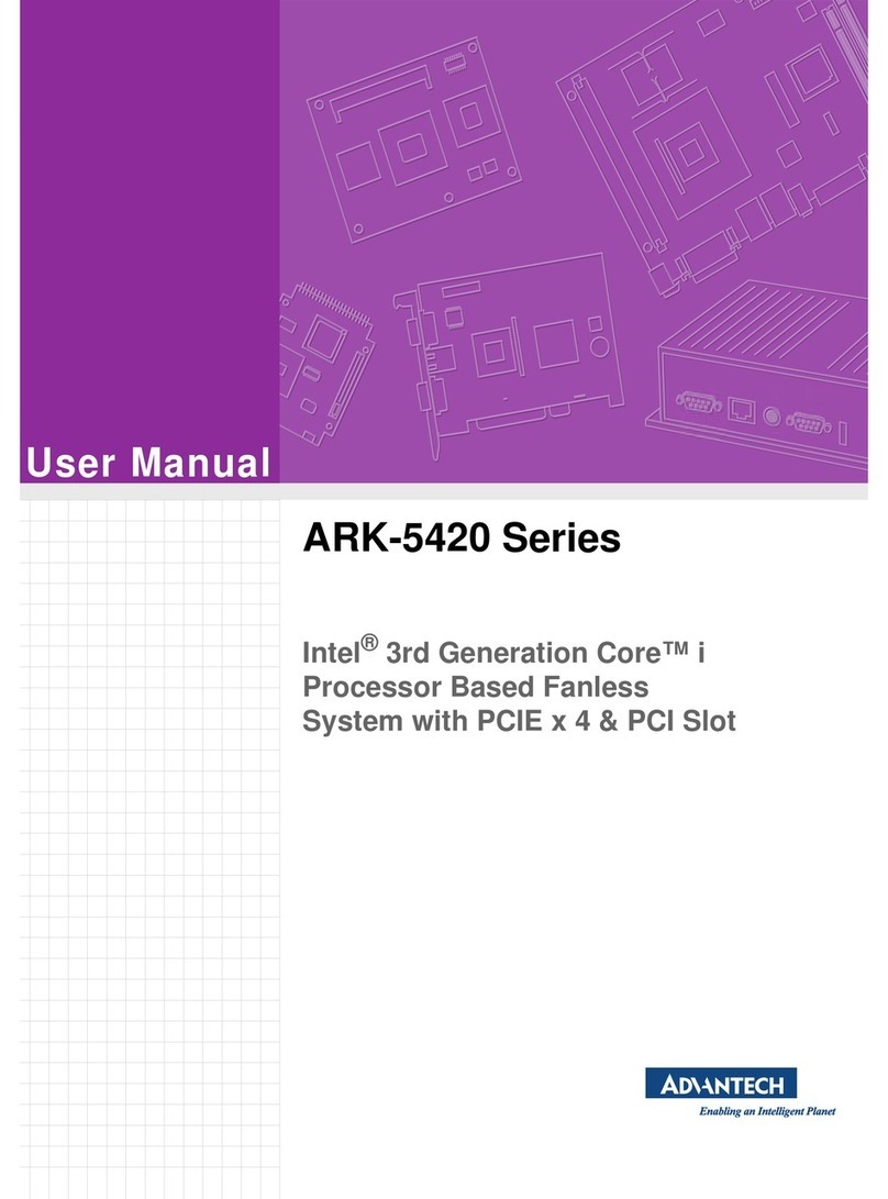 Advantech ARK-5420 Series User manual