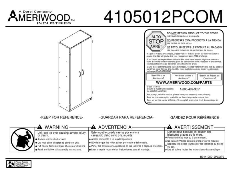 Ameriwood 4105012PCOM user manual