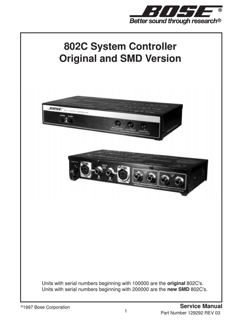 Bose 802 C II Service manual