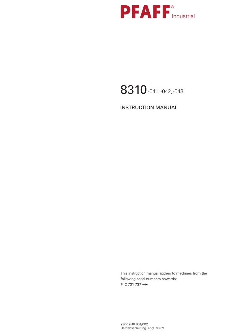 Pfaff 8310-041 User manual Pfaff 8310-041 User manual