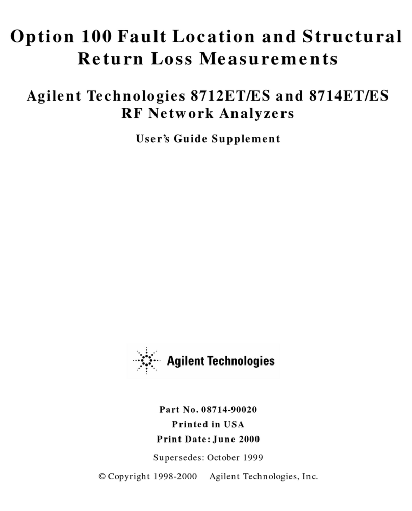 Agilent Technologies 8712ET user guide