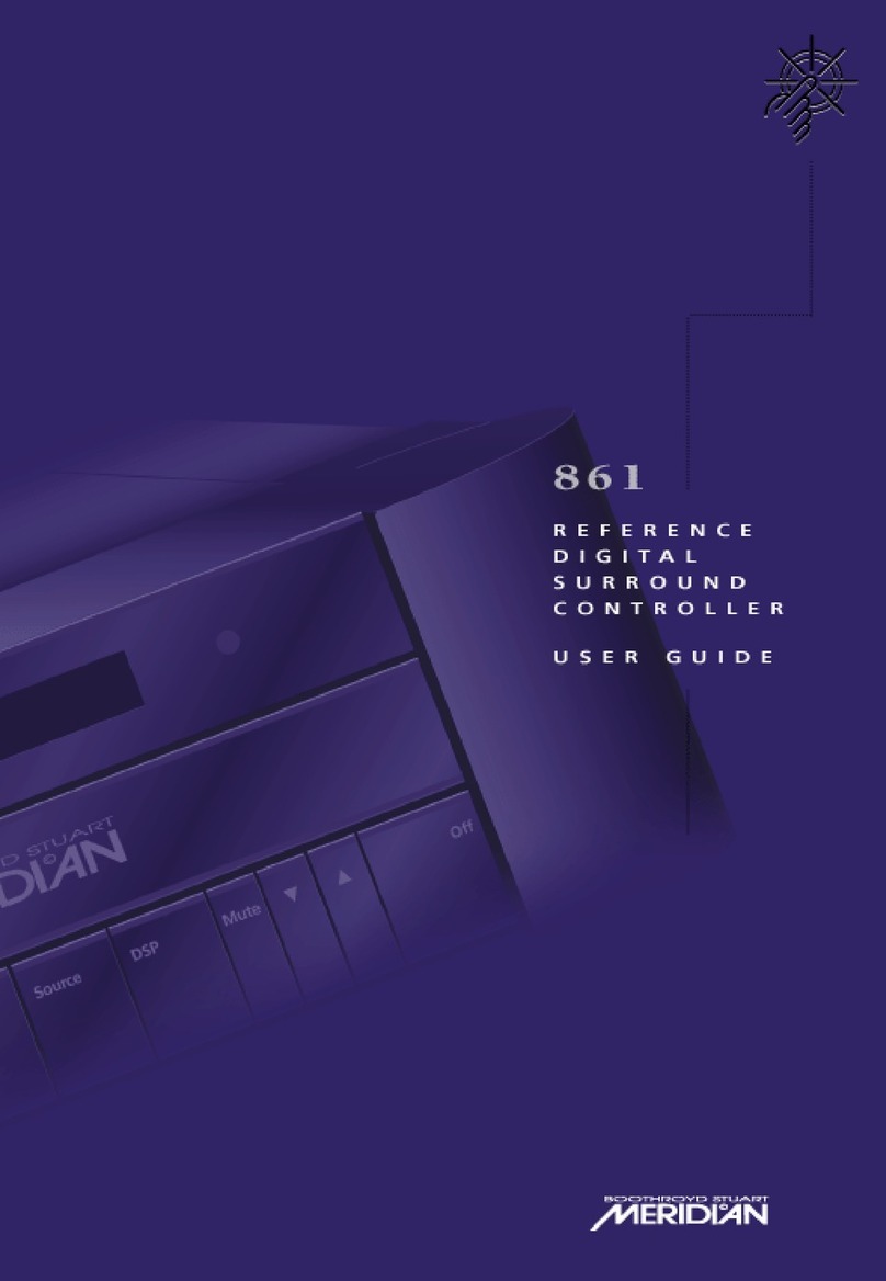 Meridian 861 user guide