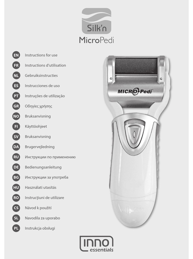 InnoEssentials silk'n micropedi Instructions for use