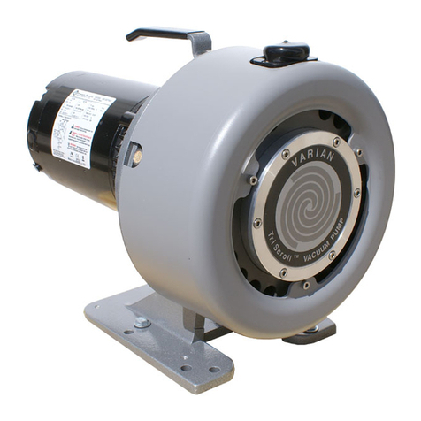 Varian TriScroll 300 Series Maintenance manual