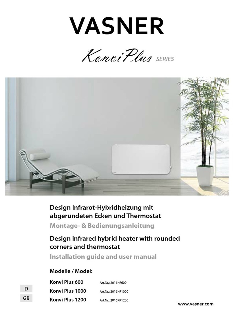 Vasner Konvi Plus 600 Assembly instructions