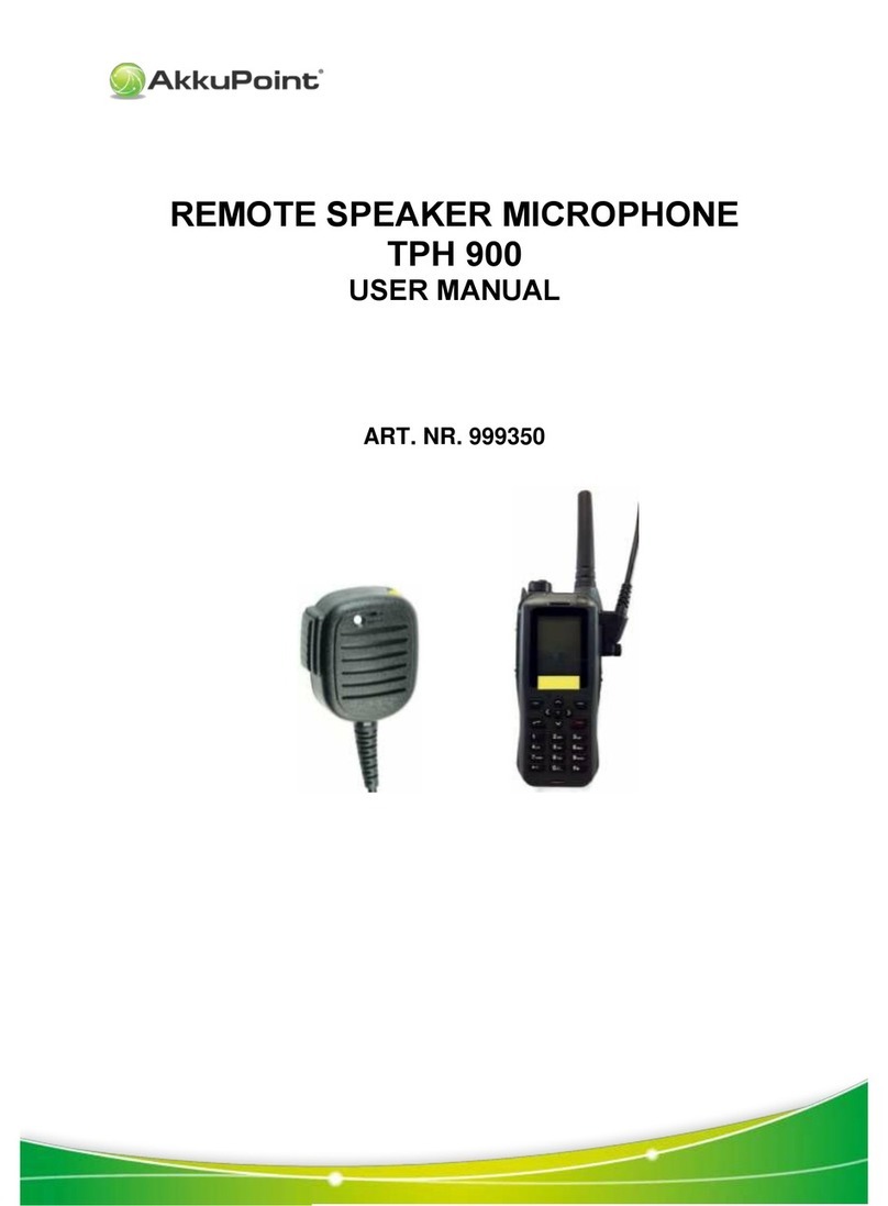 AkkuPoint TPH 900 user manual