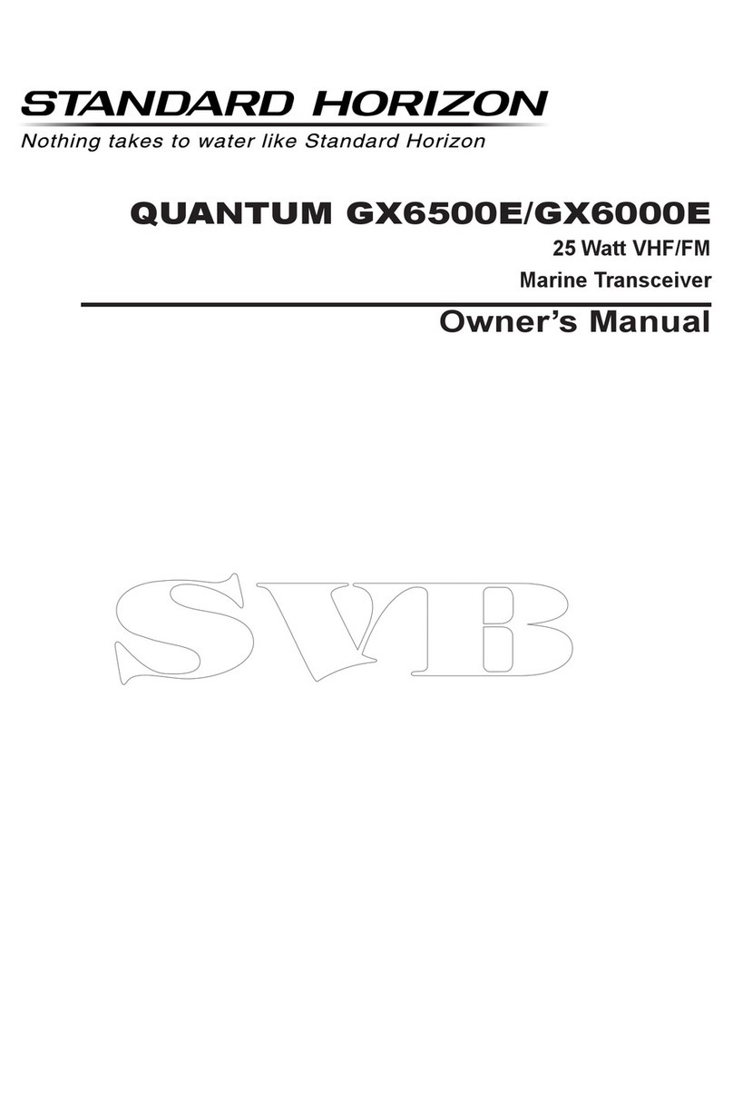 Standard Horizon QUANTUM GX6500E User manual