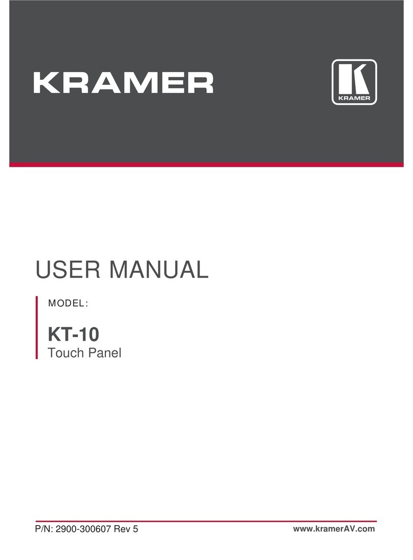 Kramer KT-10 User manual