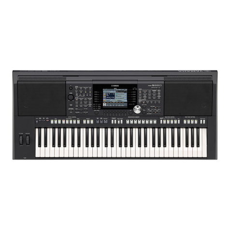 Yamaha PSR-S750 User manual