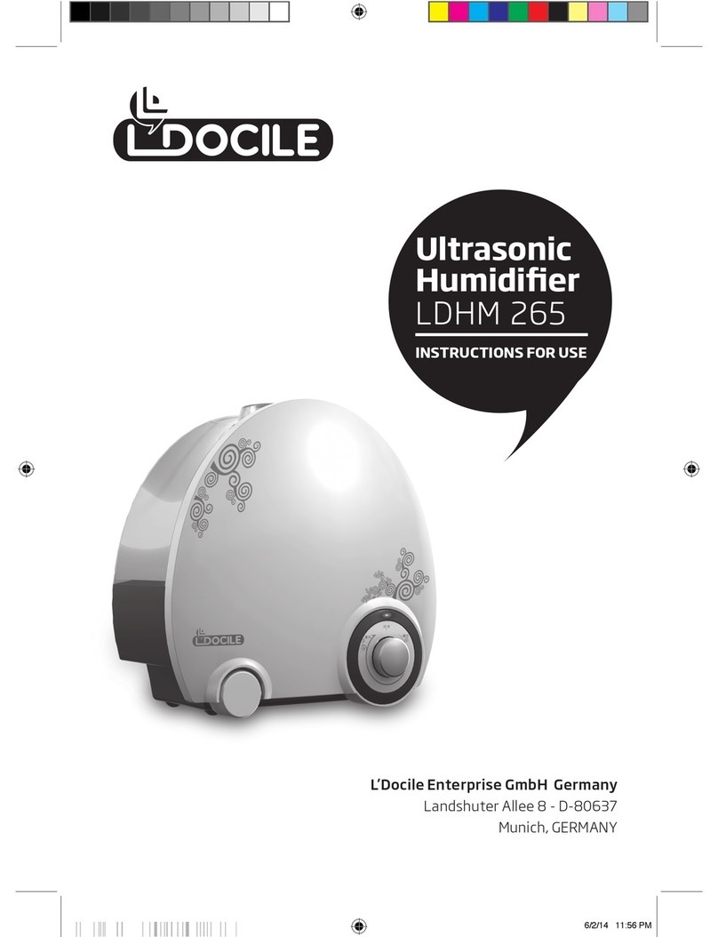 L'DOCILE LDHM 265 Instructions for use