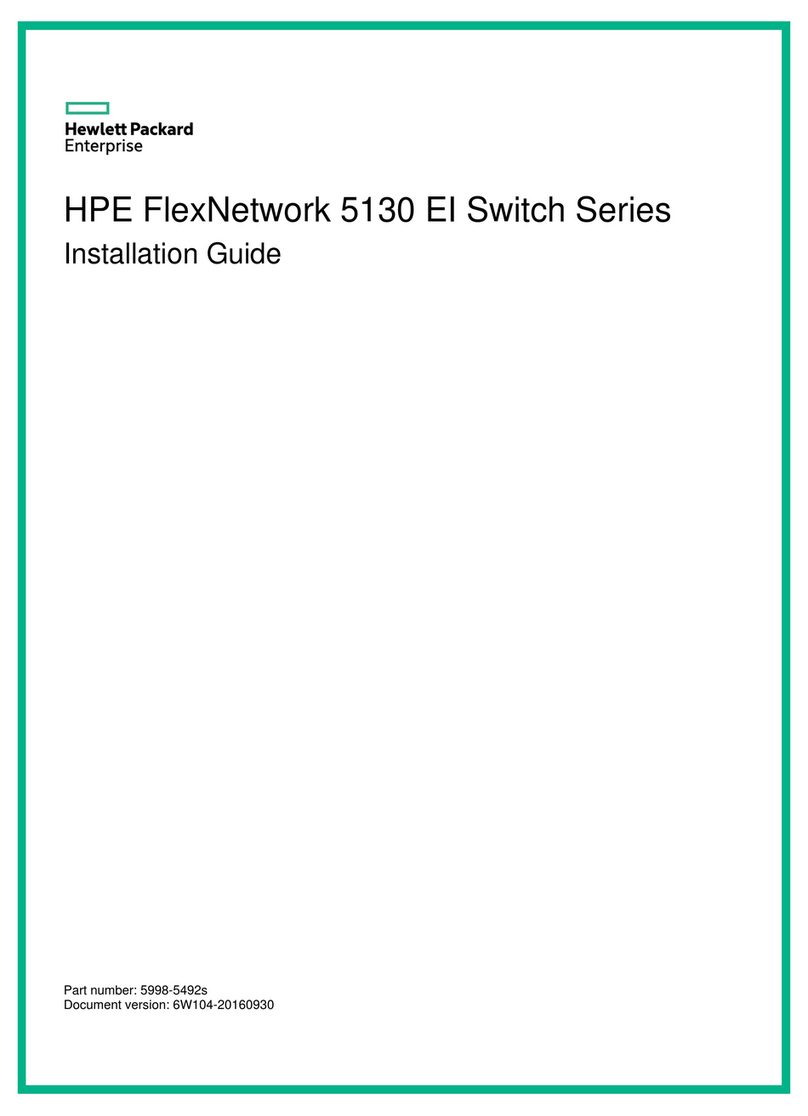 HPE FlexNetwork 5130 EISeries User manual
