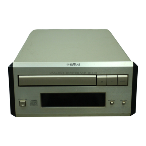 Yamaha CDX-E400 User manual