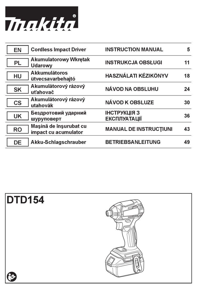 Makita DTD154 User manual