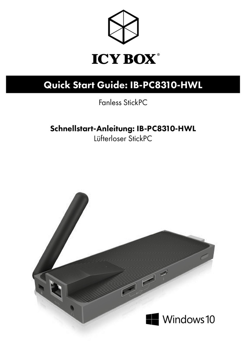 Icy Box IB-PC8310-HWL quick start guide