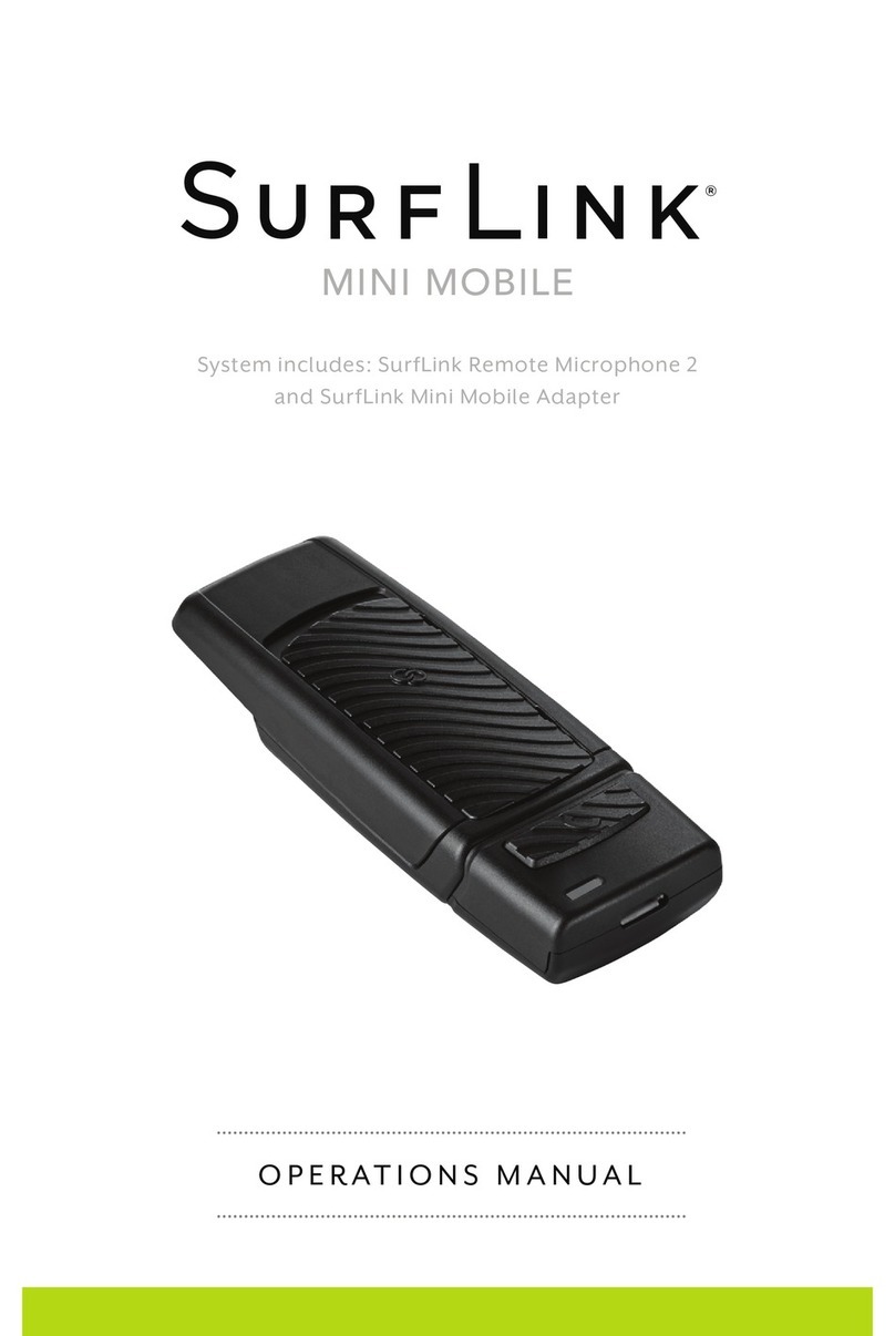 SurfLink MINI MOBILE Operation manual