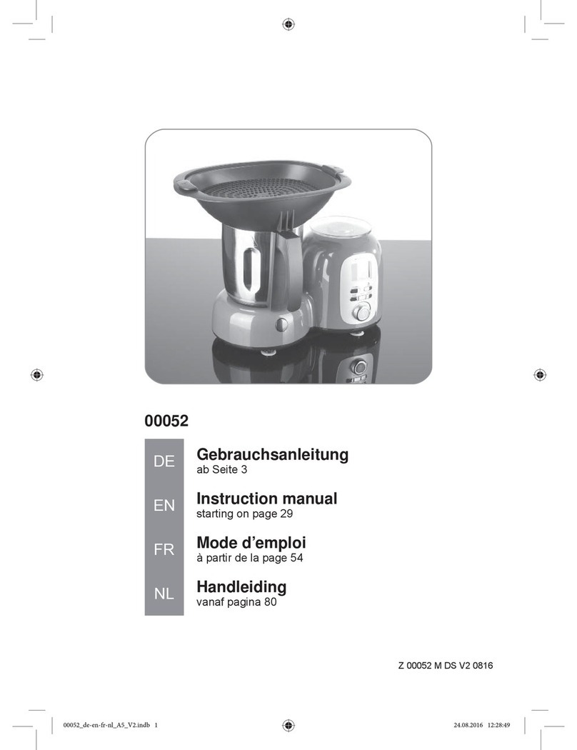 gourmetmaxx 00052 User manual