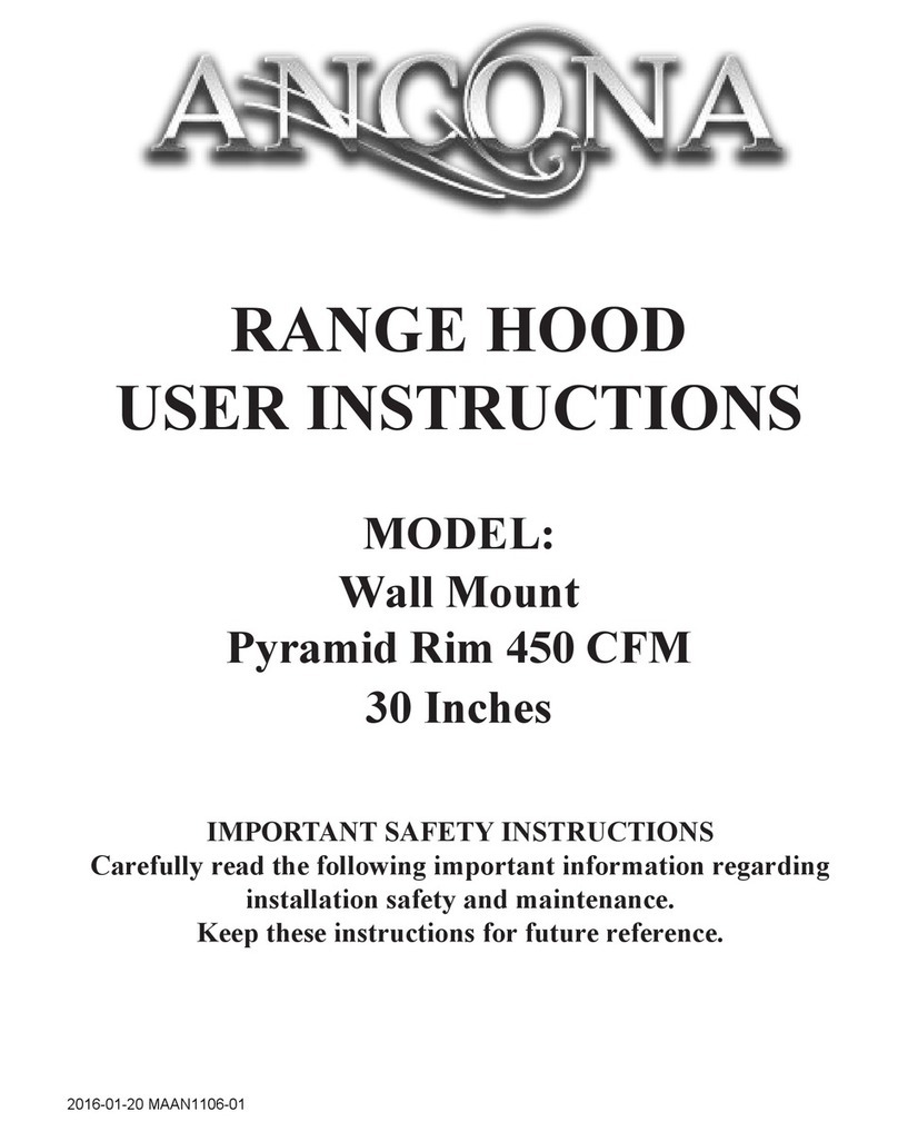 Ancona 450 CFM User manual