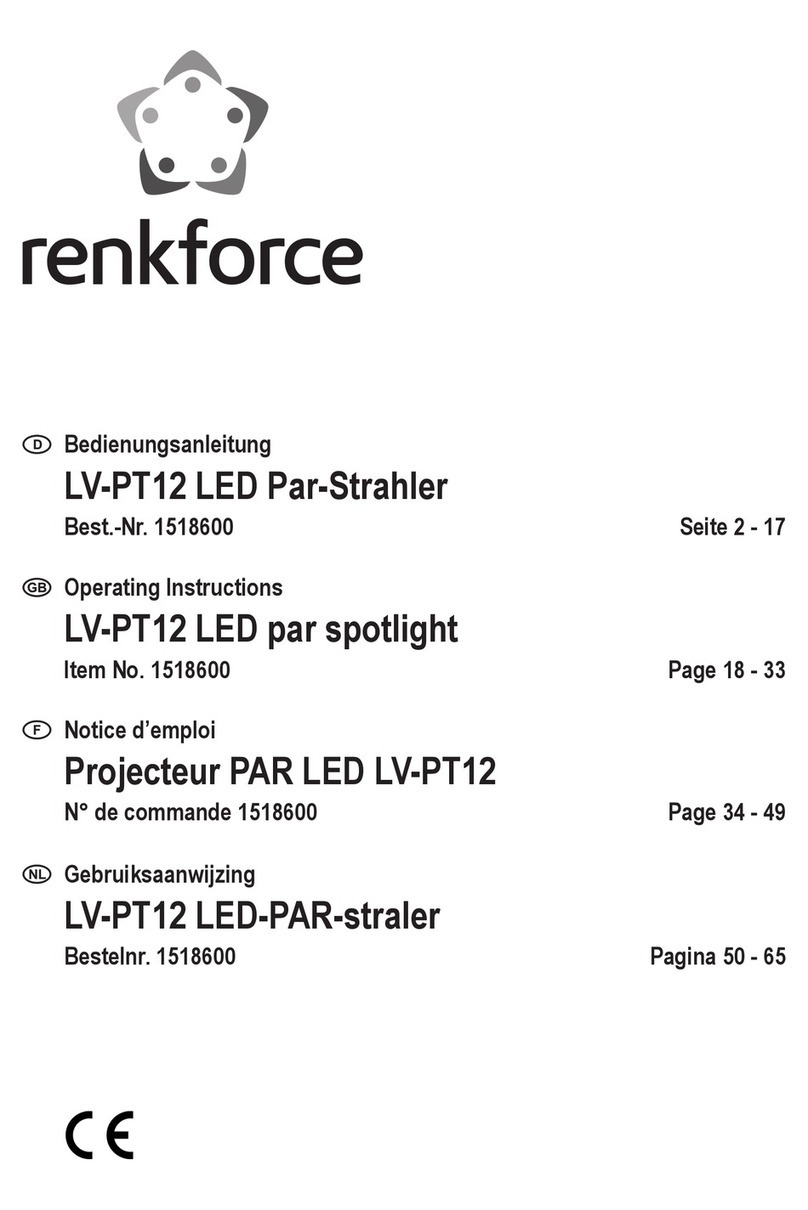 Renkforce LV-PT12 operating instructions