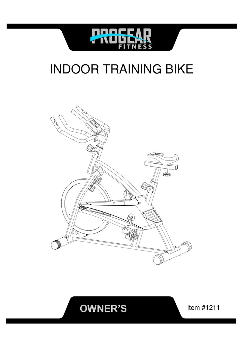 Progear Fitness 1211 owner's manual
