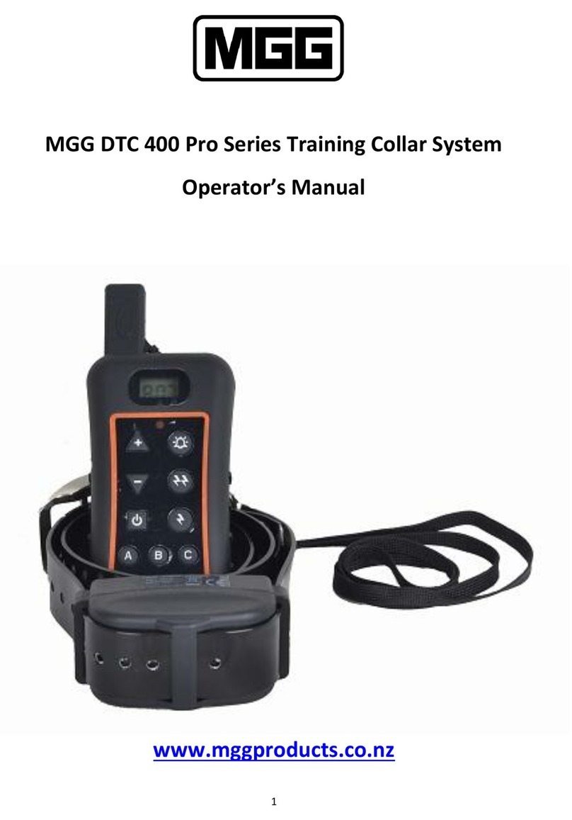 MGG DTC 400 Operator's manual