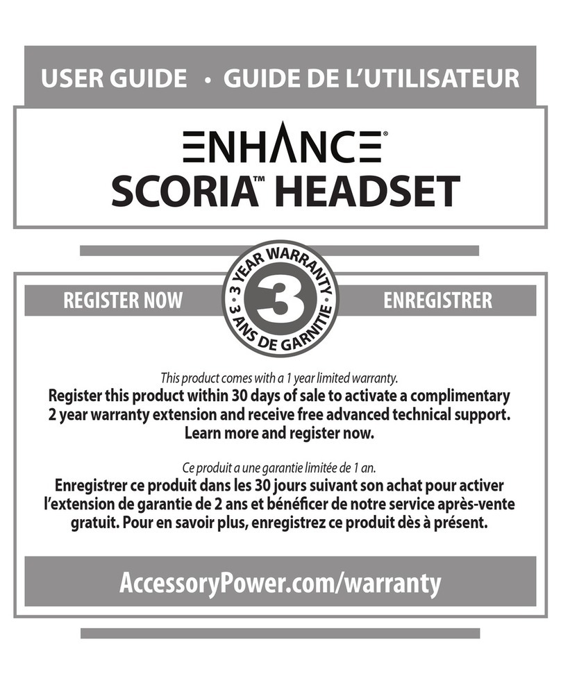 ENHANCE SCORIA GX-MP3 User manual